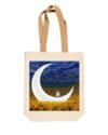 Dreamer on the Moon Canvas Tote