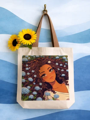 Garden Spirit Girl Tote