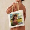 Golden Hour Farm Girl Art Tote