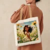 The Blooming Daisy Girl tote
