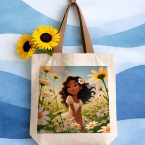 The Blooming Daisy Girl tote