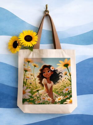 The Blooming Daisy Girl tote